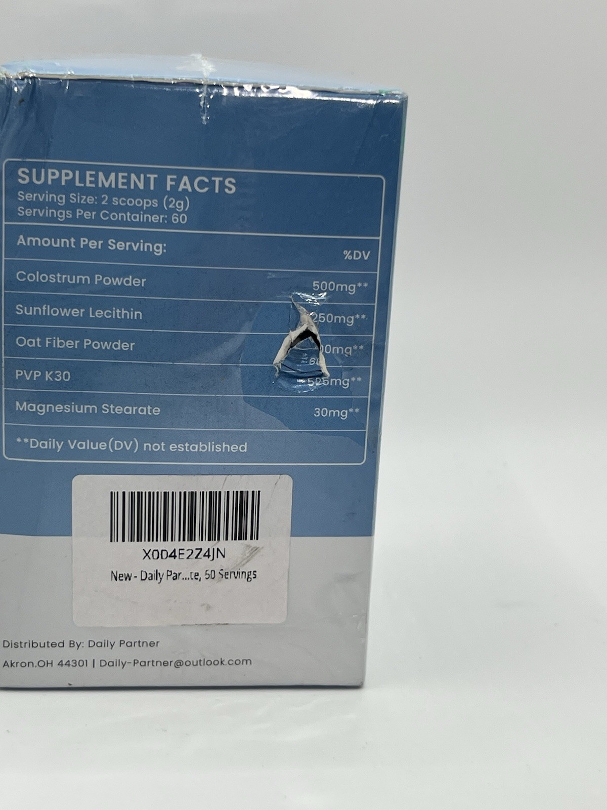 Colostrum Dailey Partner High Content Restore And Revitalize 120g