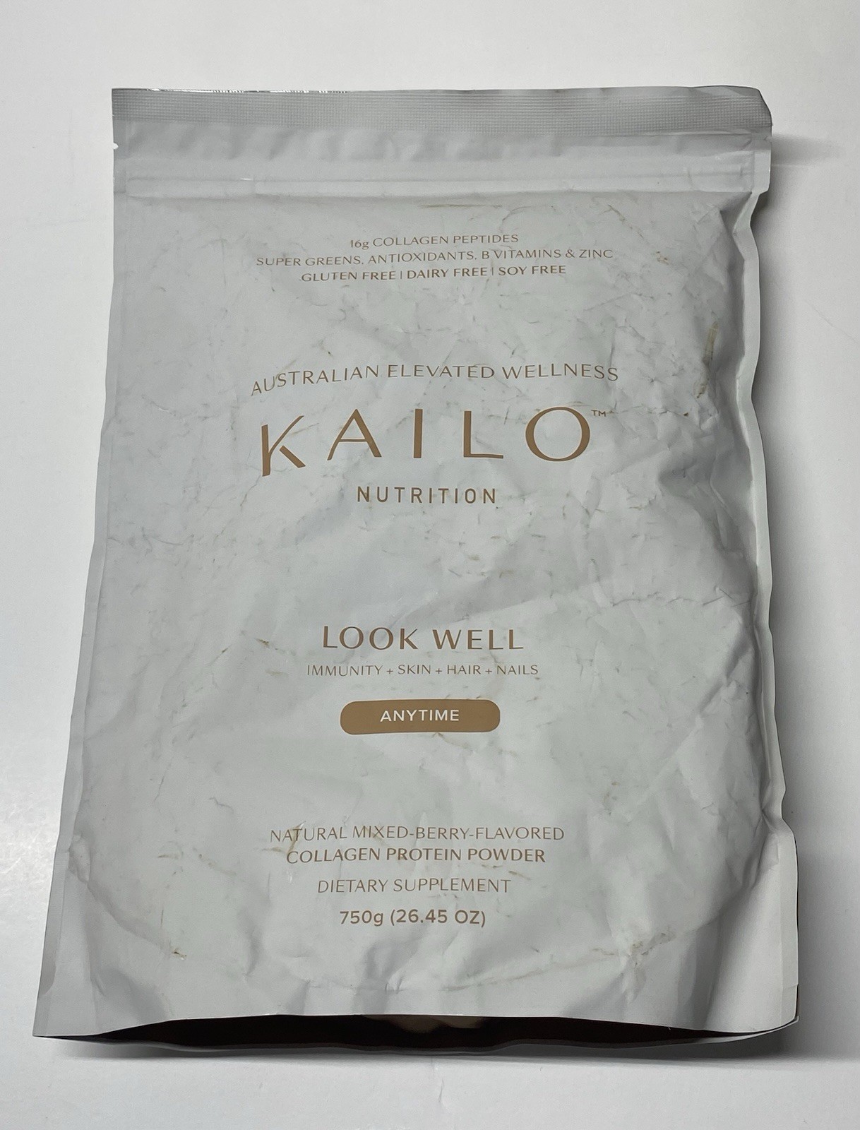 KAILO Nutrition LOOK WELL ANYTIME Berry Collagen Protein Powder 750g Exp 12/25