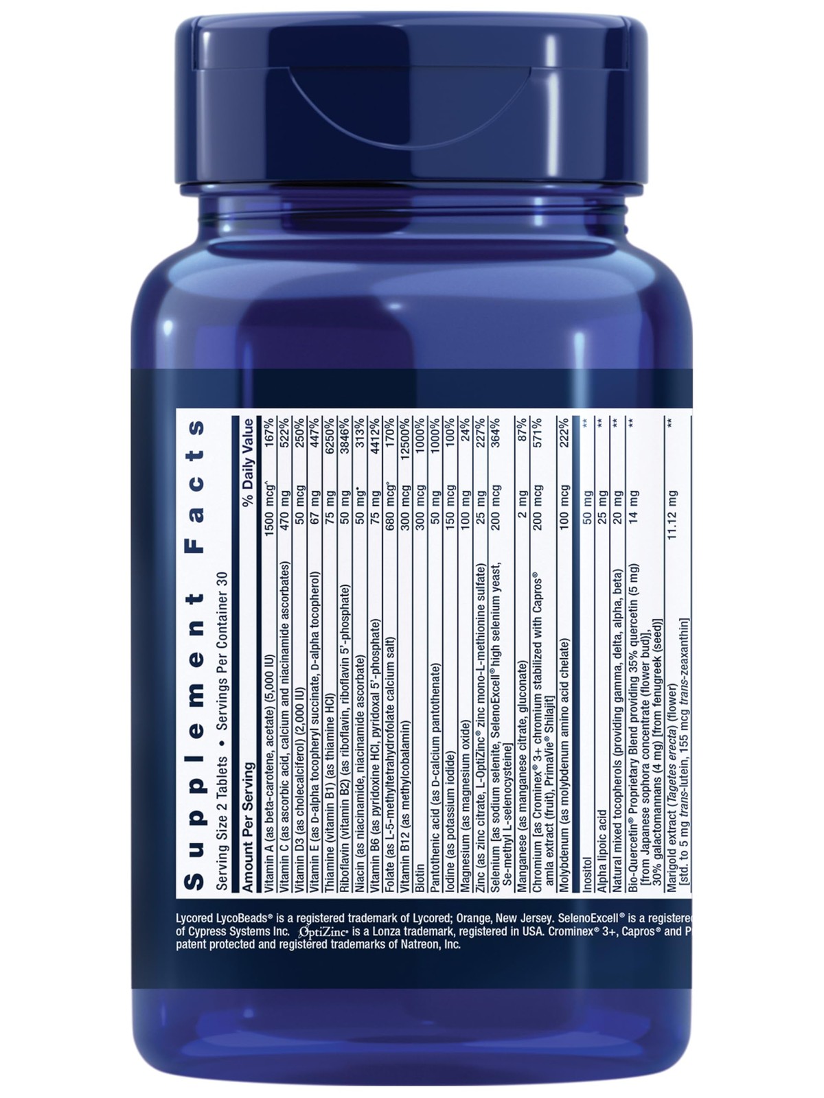 Life Extension Two-Per-Day Multivitamin 60 Count (Pack of 1), Speckled Beige