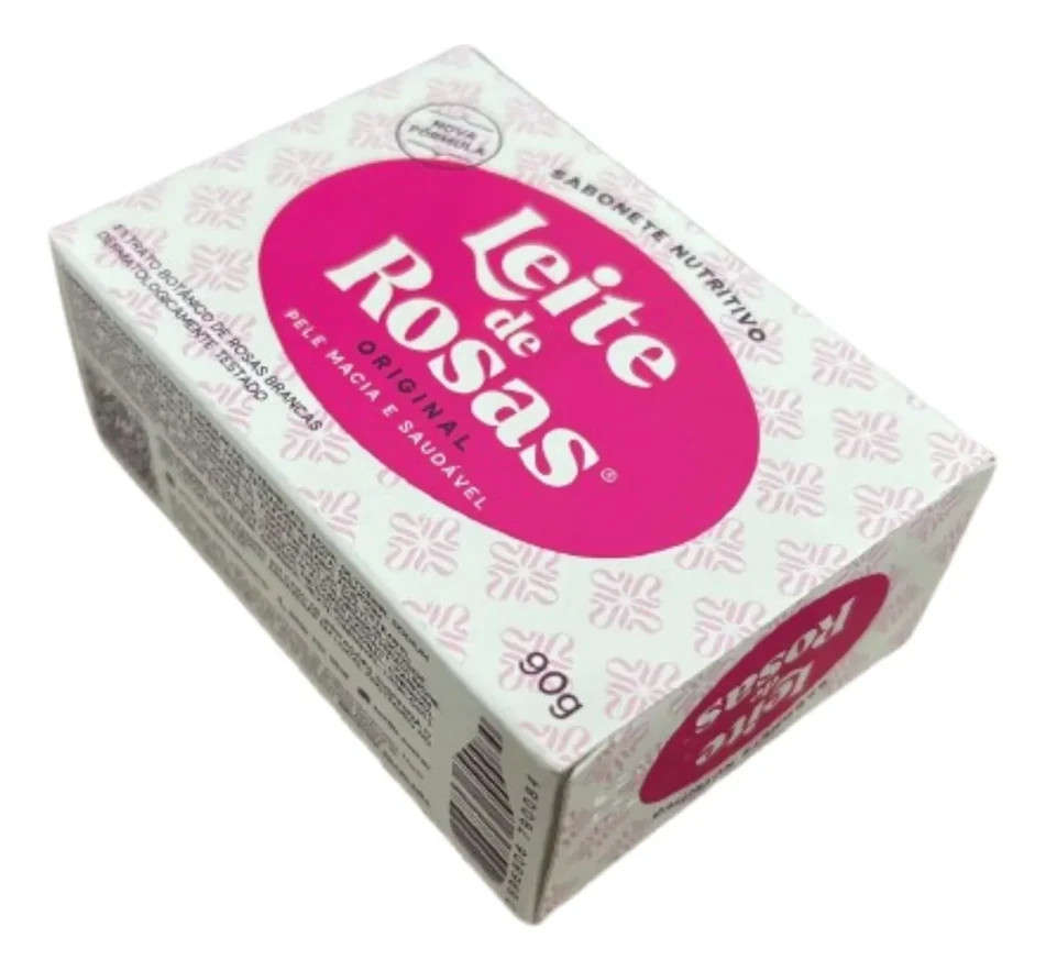 Leite de Rosas – Tradicional – Kit de Sabonetes em Barra (3 x 90Gr) – (3x 3.2Oz)