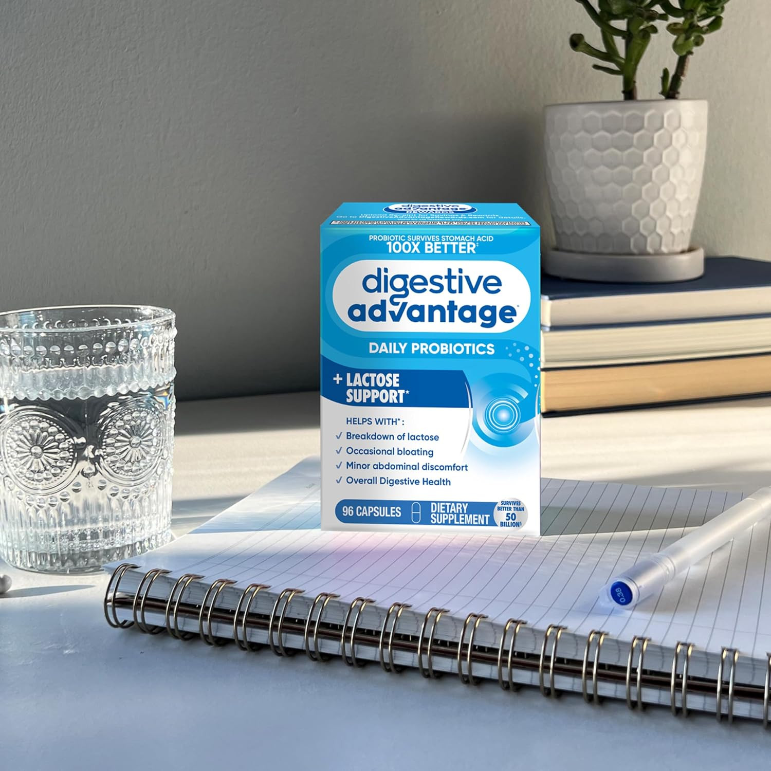 Digestive Advantage Lactose Defense Capsules 96ct Digestive Immune Support