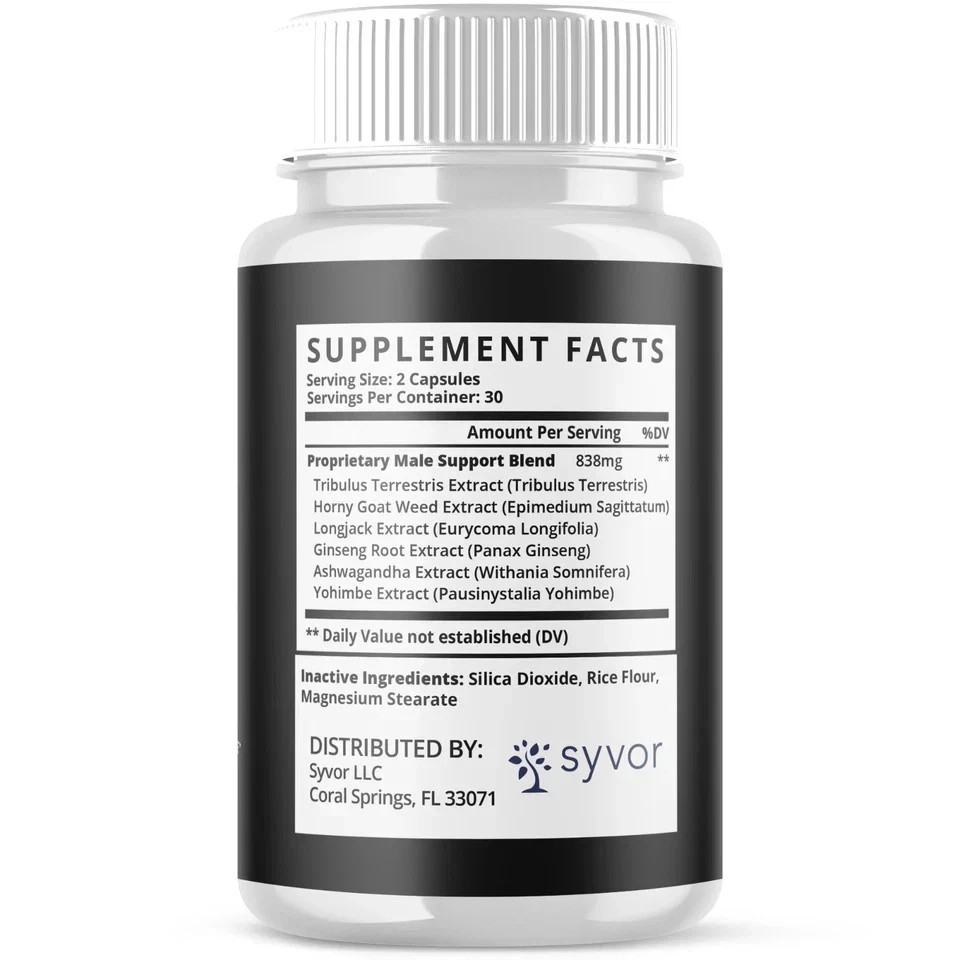 (1 Pack) Iron Horse for Men Advanced Formula Vitamin Max Supplement 60 Capsules.