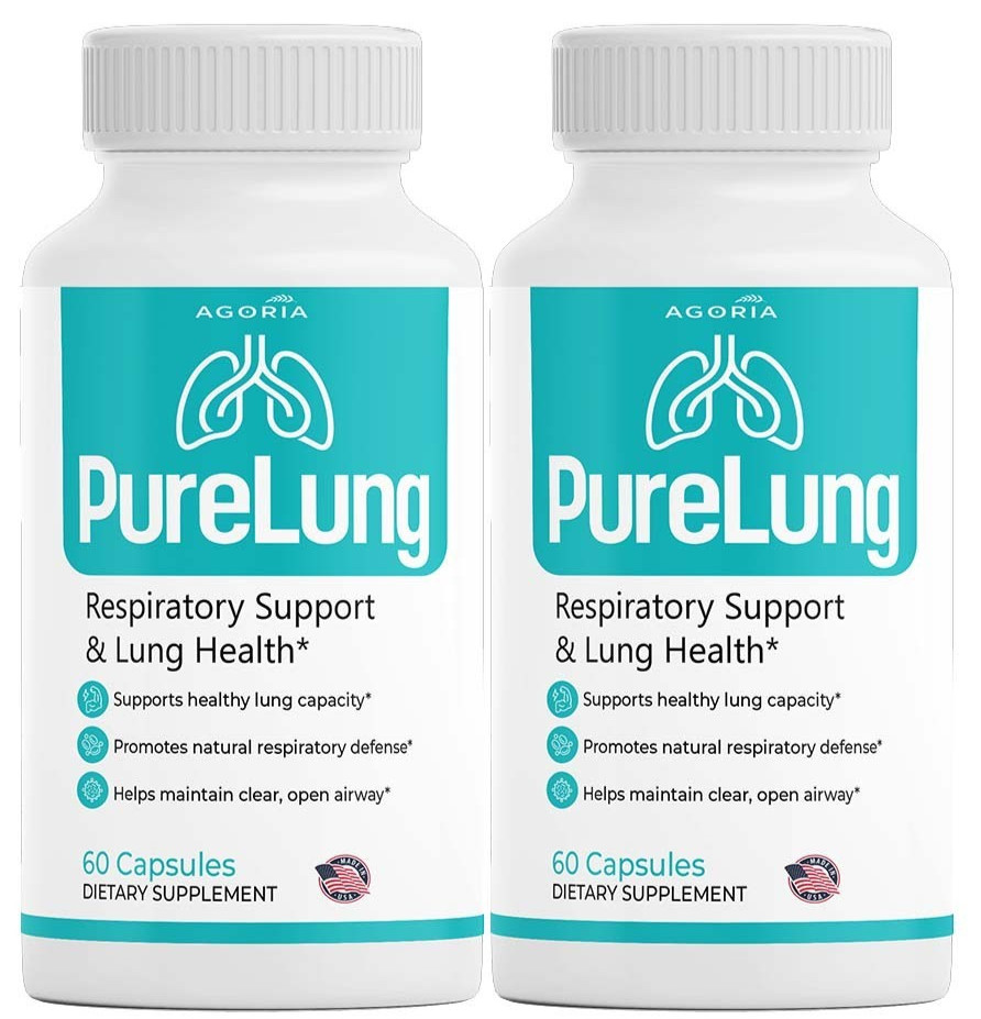 (2 Pack) Pure Lung Advanced Wellness Support, PureLung Health Capsules