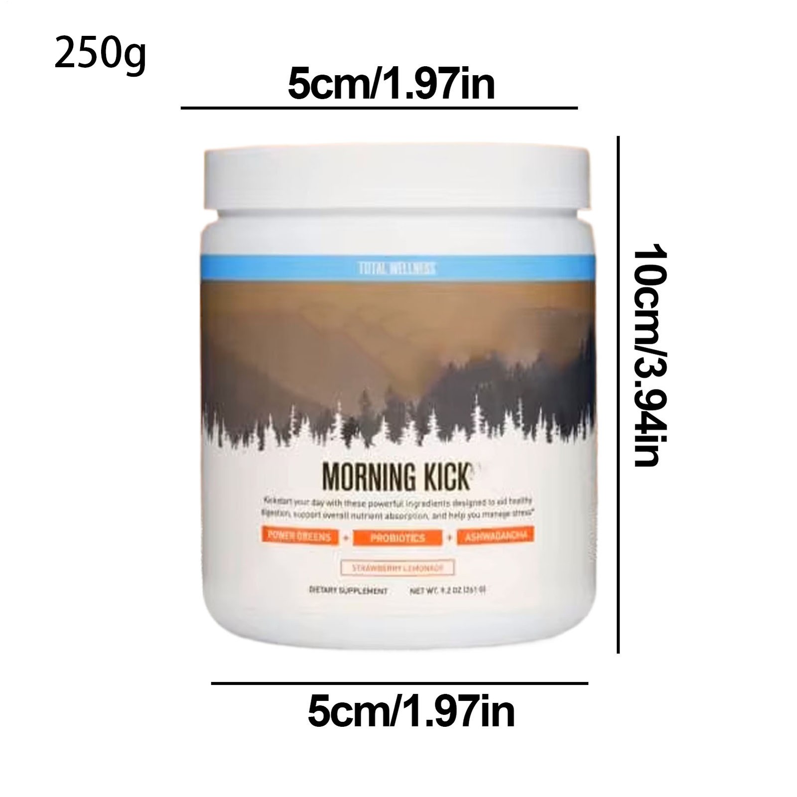 Daily Fiber Fine Powder Provisions Digestion Strawberry Lemonade New 9.1oz.
