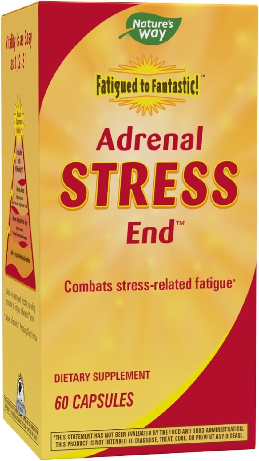 Fatigued to Fantastic! Adrenal Stress Support Capsules – 60 Count Energy Boost