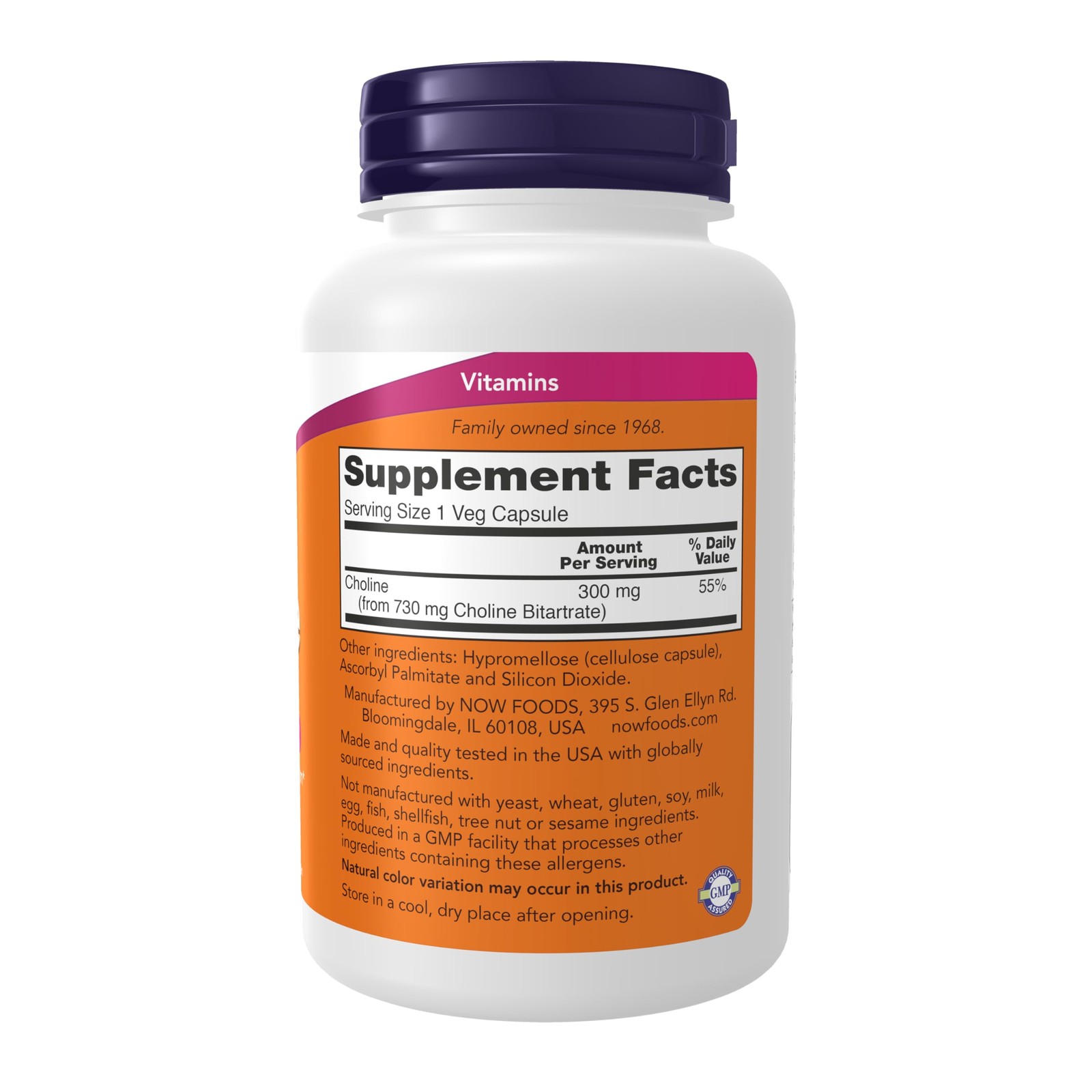 Now Supplements Choline 300Mg 100 Count Essential Nutrient For Health Support