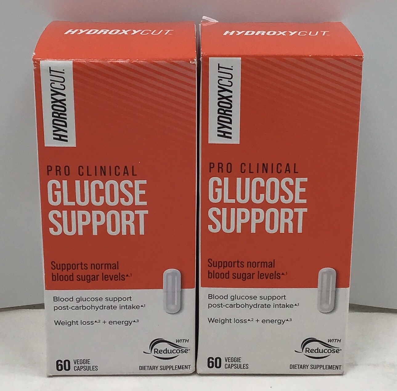 2x Hydroxycut Pro Clinical Glucose Support 60 Capsules Each EXP 06/2027+