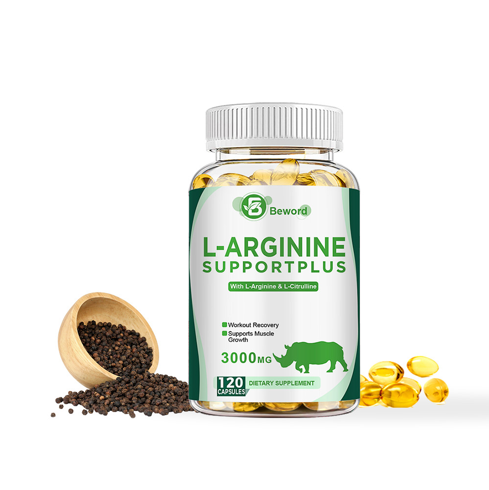 L-Arginine L-Citrulline 3000mg Extra Strength Nitric Oxide & Circulation Boost-