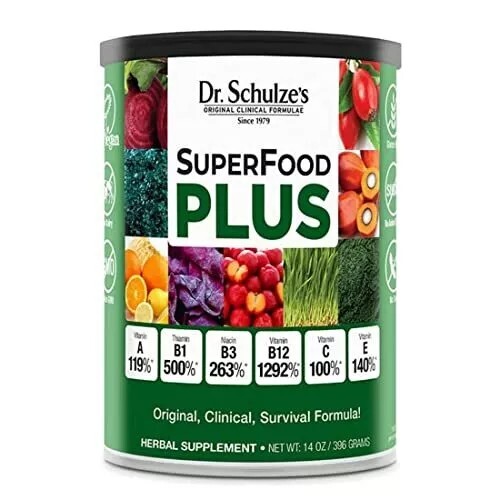 Dr. Schulze’s SuperFood Plus | Vitamin and Mineral Herbal Concentrate | Daily…