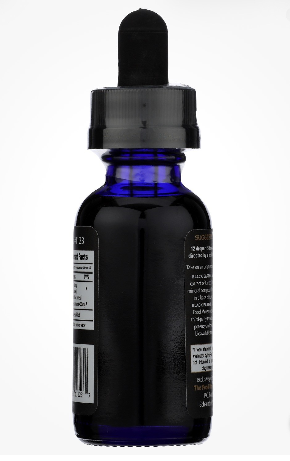 The Food Movement CO – Black Earth Zeolite with Humic Fulvic Acids – 1oz EXP1/29