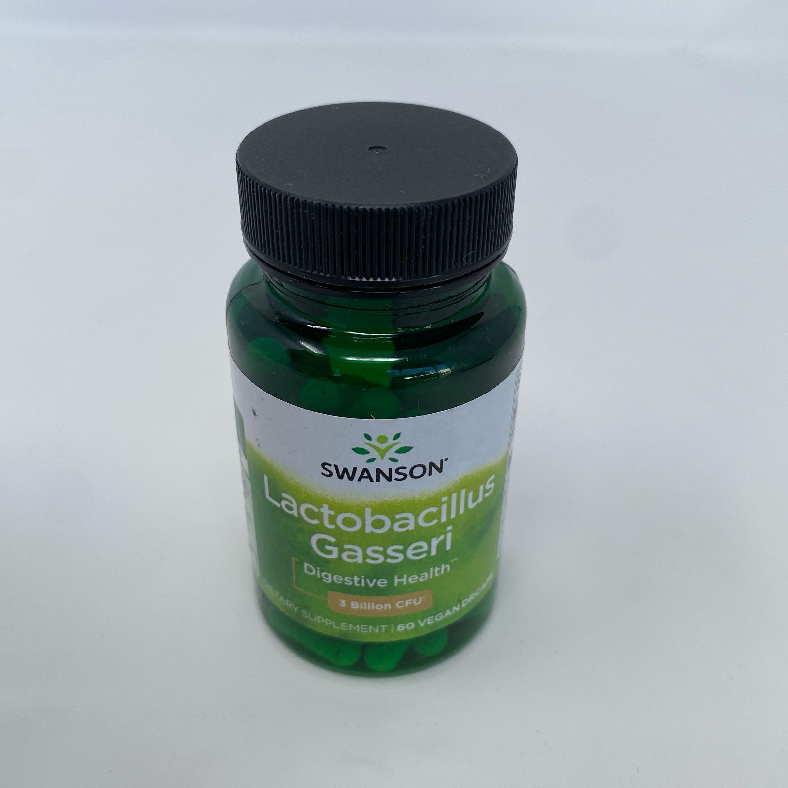 Swanson Lactobacillus Gasseri 3B CFU, 60 Veggie Caps, Green