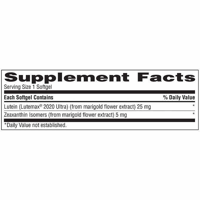 trunature VISION COMPLEX LUTEIN & ZEAXANTHIN 140 Softgels – Free Shipping!