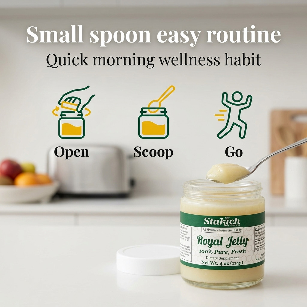 4oz PURE FRESH ROYAL JELLY 100% NATURAL RAW BEE 113,400mg HIGH POTENCY SALE