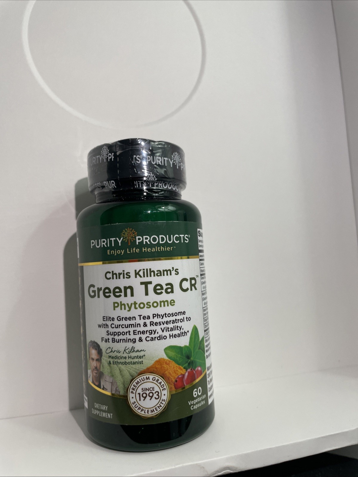 Purity Products Chris Kilham’s GREEN TEA CR PHYTOSOME 60 Capsules EXP 4/2026 NEW