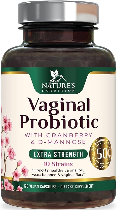 Probiotics for Women 50 Billion CFU, 10 Strains for pH Balance, Vaginal Support