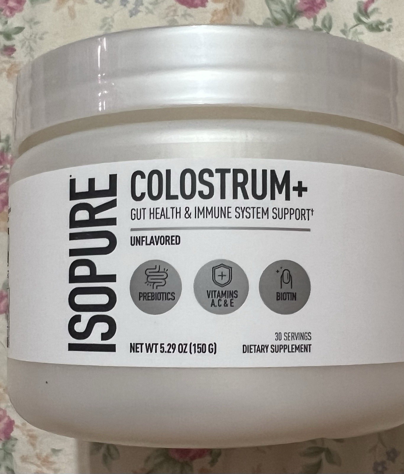 Isopure Colostrum+, Unflavored, 5.29 oz (150 g) Healthy Living