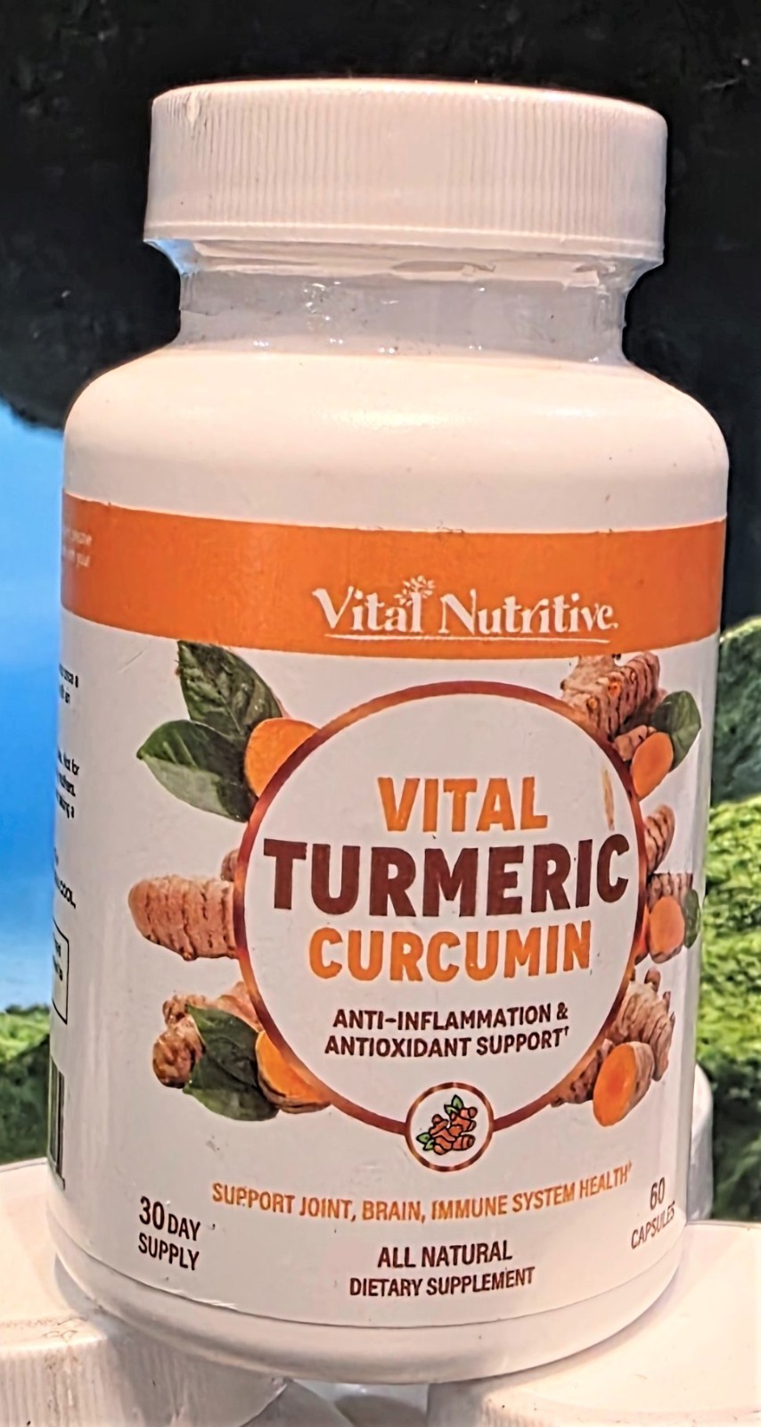 Vital Turmeric Curcumin Supplement 1310mg Black Pepper Exp.:08-2027