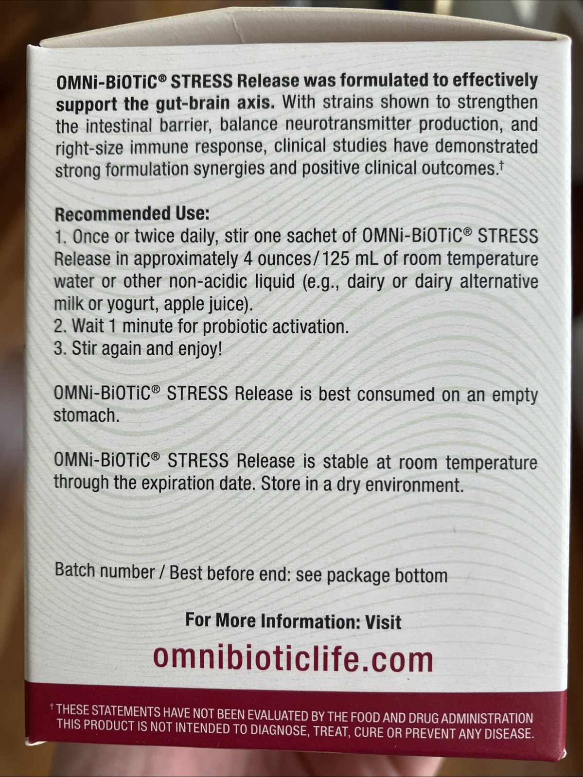 Omnibiotic Stress Release Probiotics
