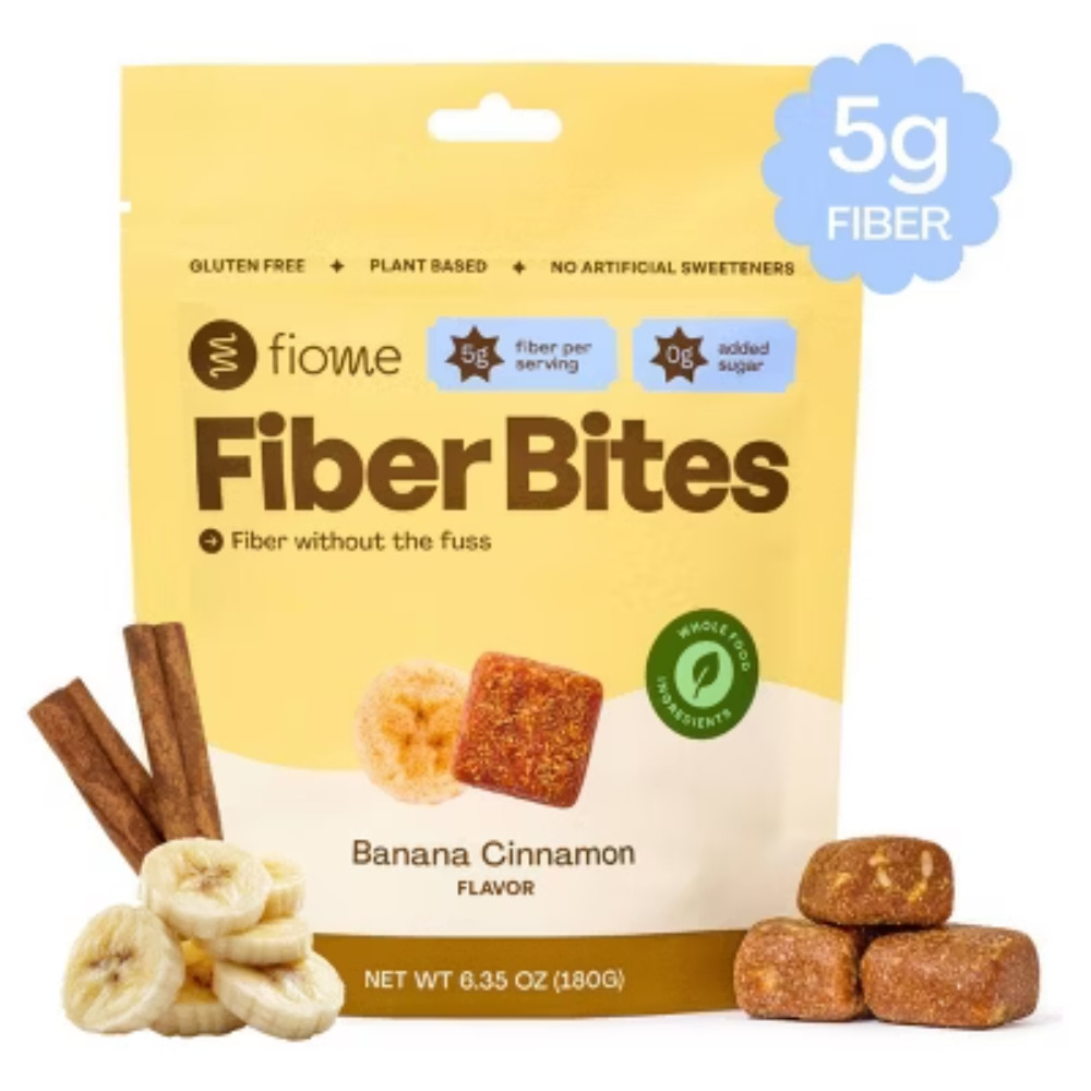 Fiome Fiber Bite Supplement Chewables – Banana Cinnamon – 15ct