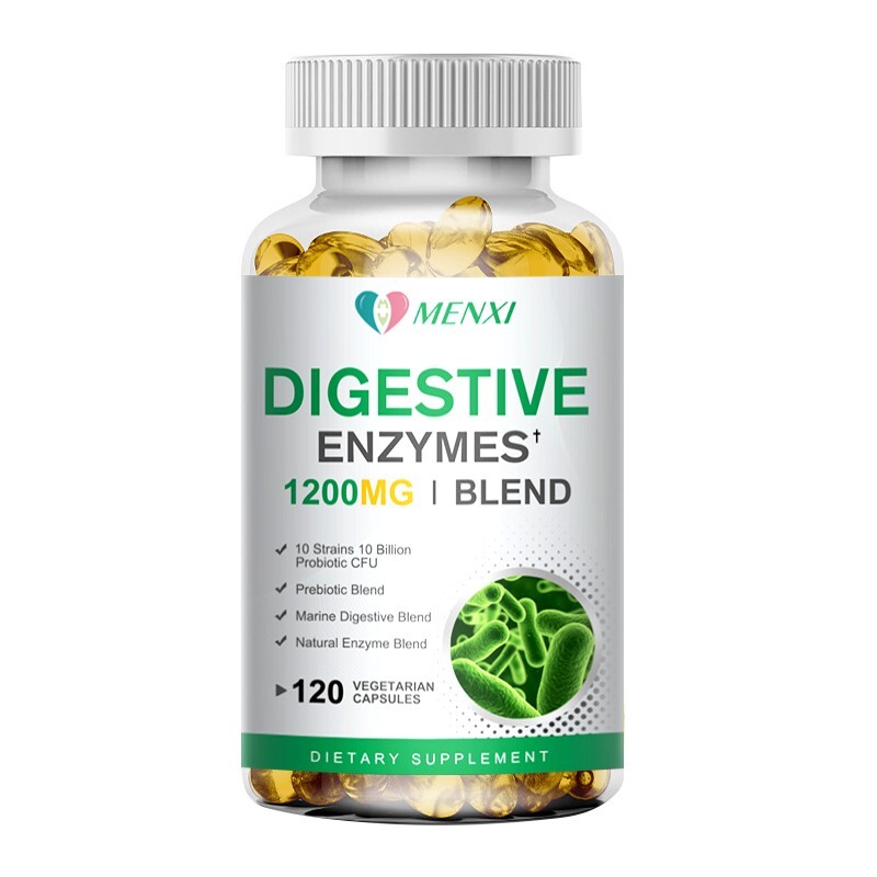 Digestive Enzymes Prebiotic & Probiotics Gas, Constipation & Bloating Relief 120