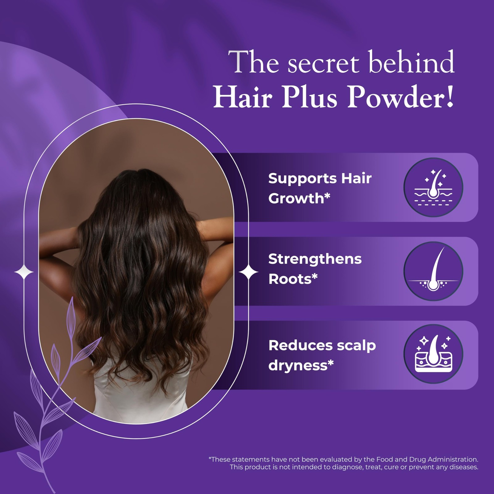 Organic Spree Hair Plus Powder – 150 gm (5.3oz) | USDA Organic Certified | Ay…