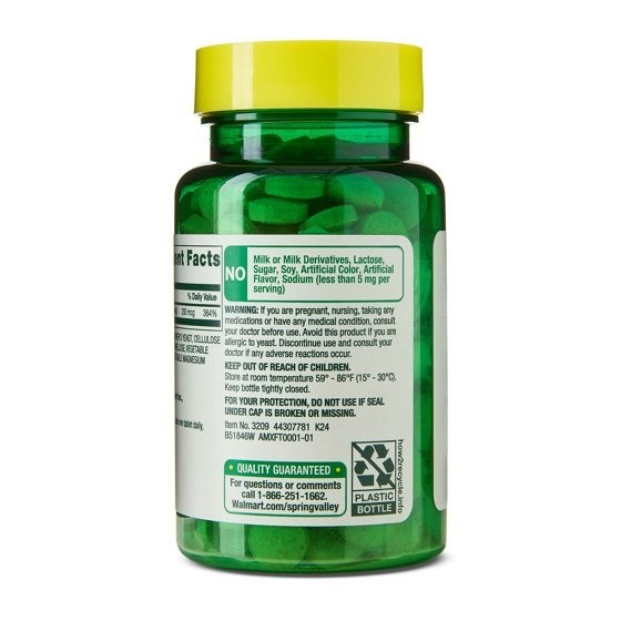2 pack Spring Valley Selenium Immune Health Supplement Tablets, 200 mcg, 100 CT