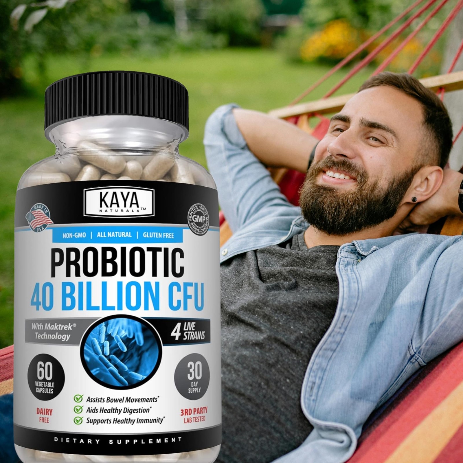 Probiotic 40 Billion CFU – Probiotics for Women, Probiotics for Men and Adult…