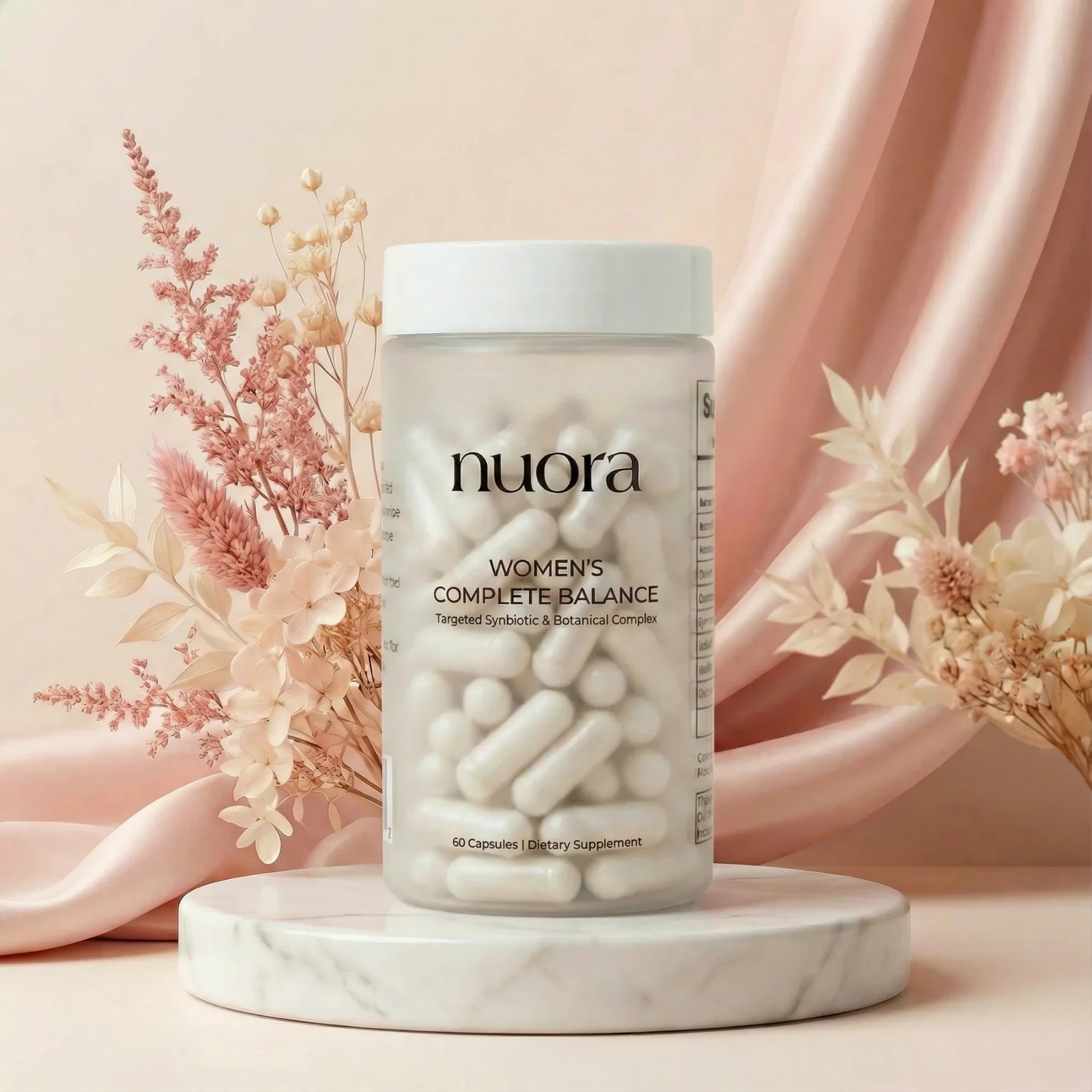 Nuora Gut Ritual Women’s Complete Balance Synbiotic 60 Capsules Gut Health