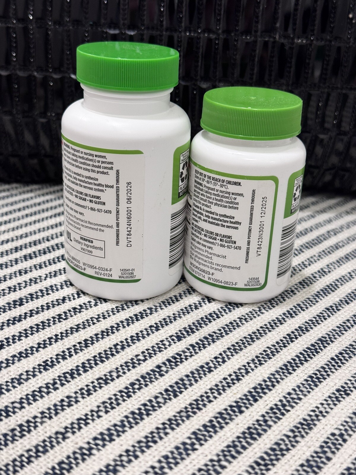 Walgreens Vitamin B-12 500MCG 400 Tablets Exp12/2025