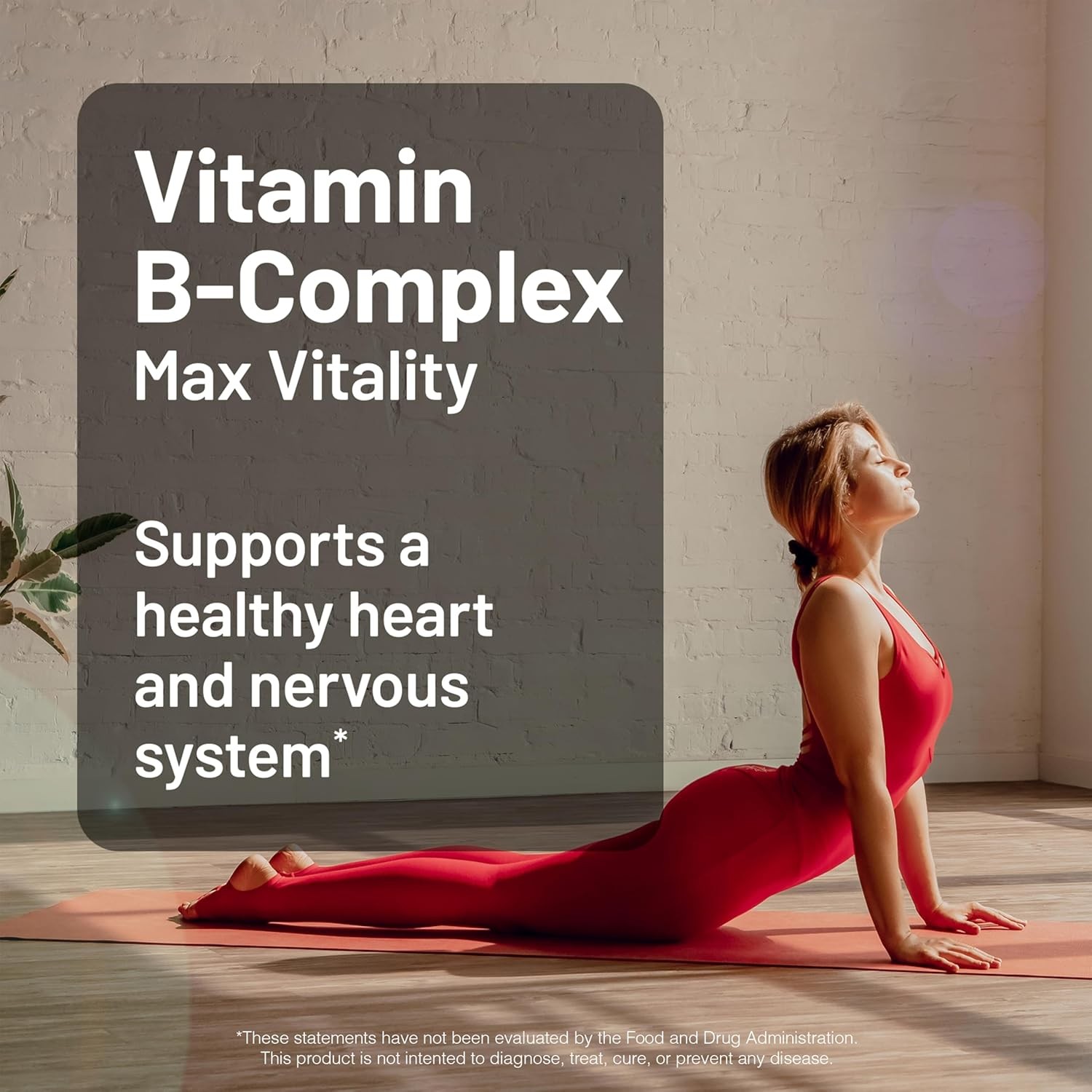 Vitamin B Complex for Women and Men – with Folic Acid Biotin B1 B2 B3 B6 B12 …