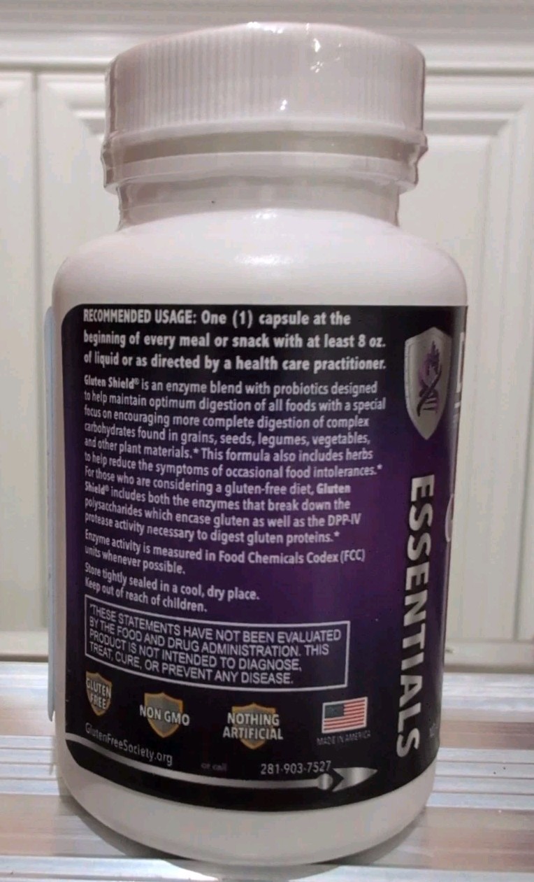 Gluten Shield® – Digestive Enzyme Support for Gluten Cross-Contamination