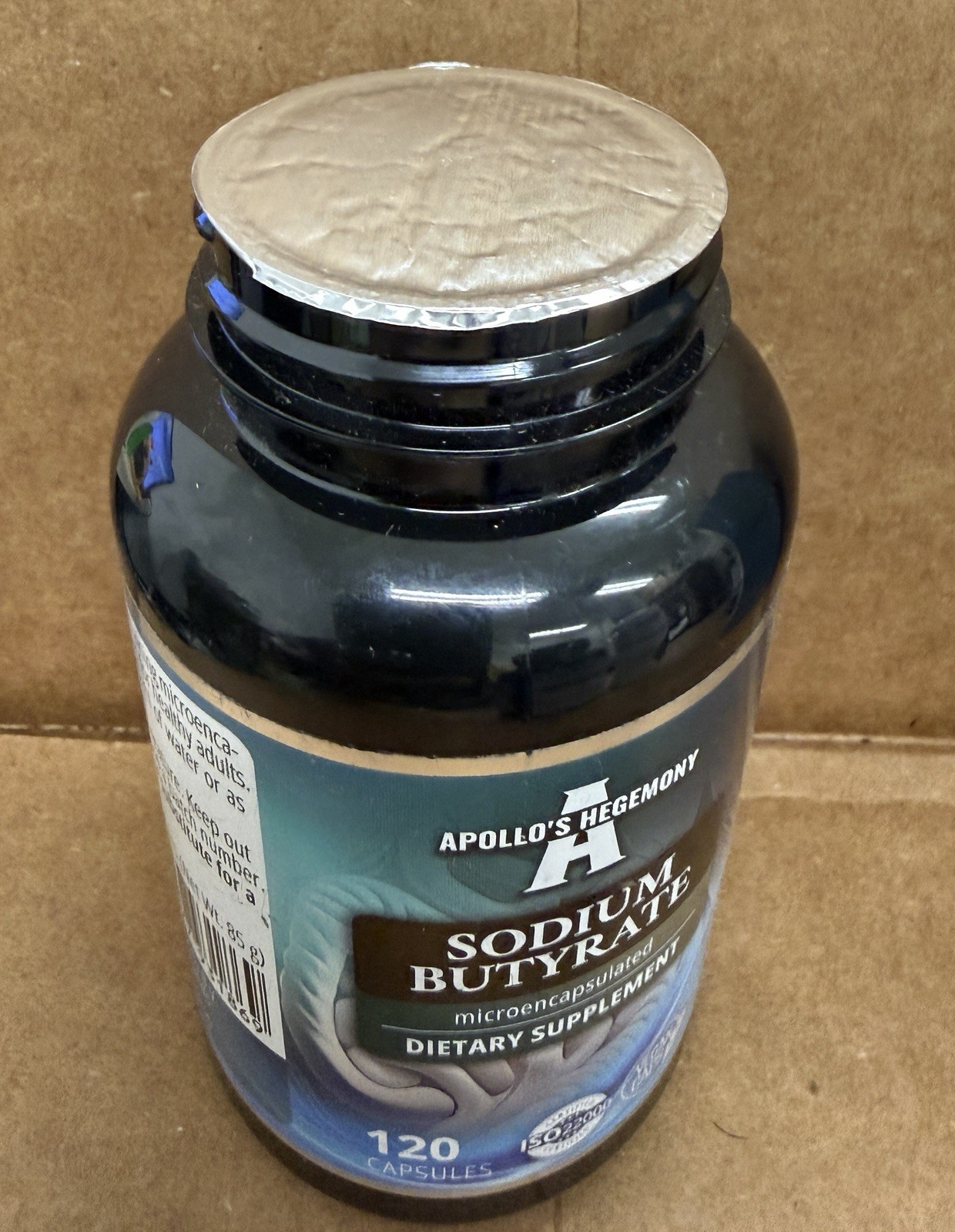 Sodium Butyrate High Dose 580 mg/120 Vegan Capsules Each/ Exp 06/2028