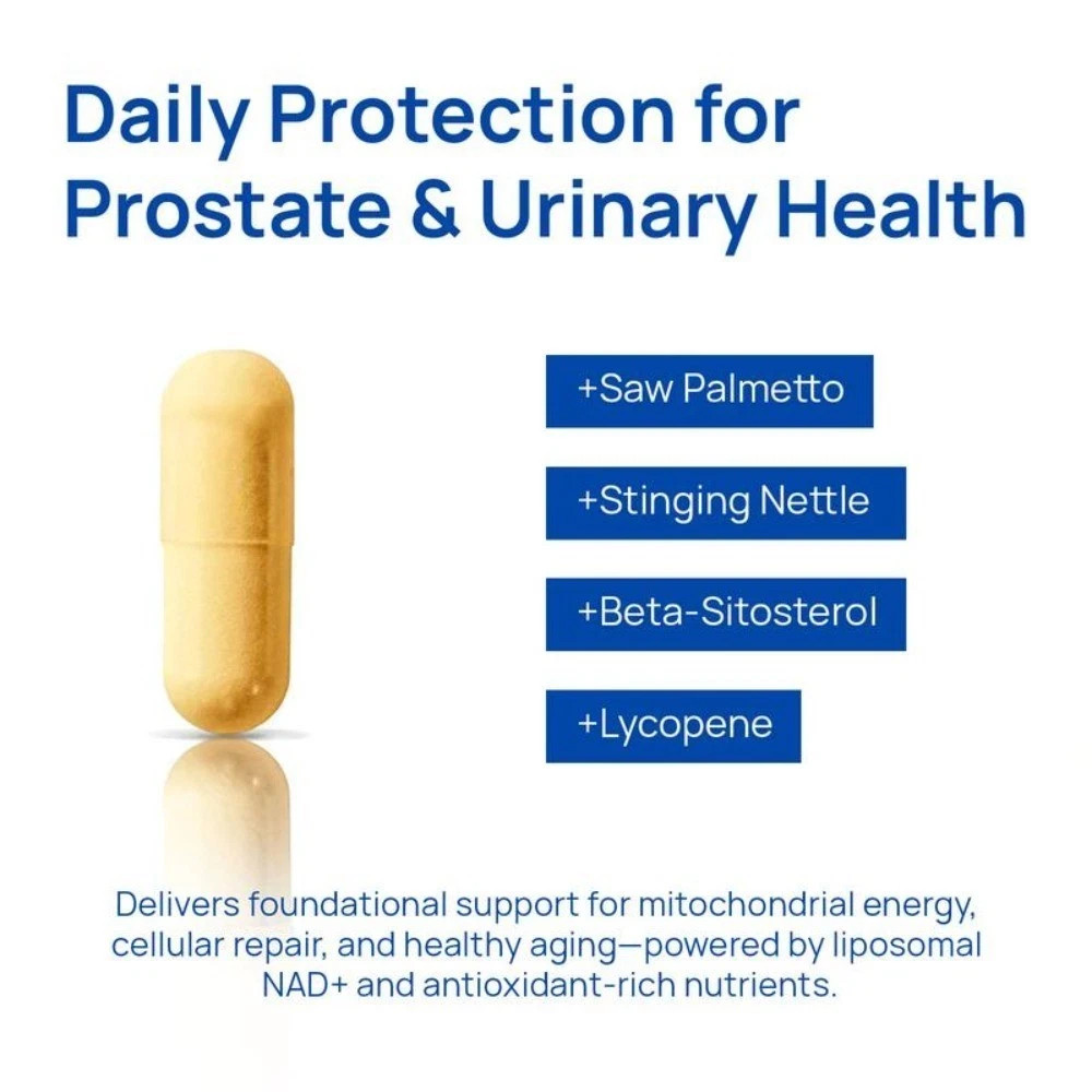 Selerb Men’s NAD+ with Liposomal-NAD+, CoQ10 & Maca for Energy & Vitality, 60ct