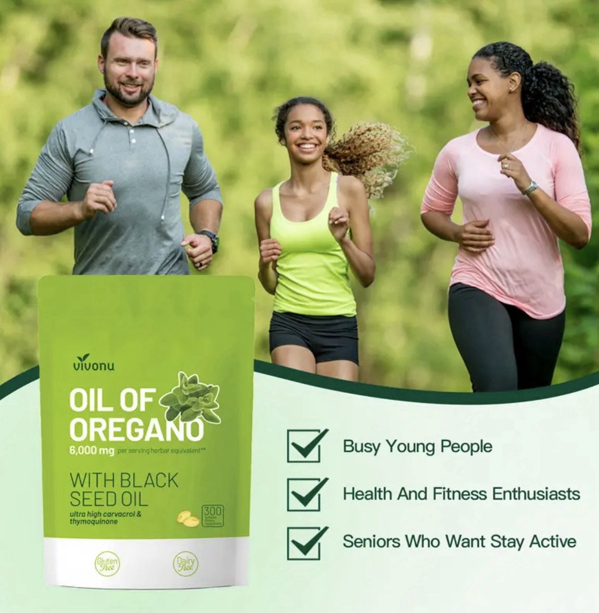 Oil of Oregano Softgels containing Black Seed Oil – 6000mg Oregano Oil