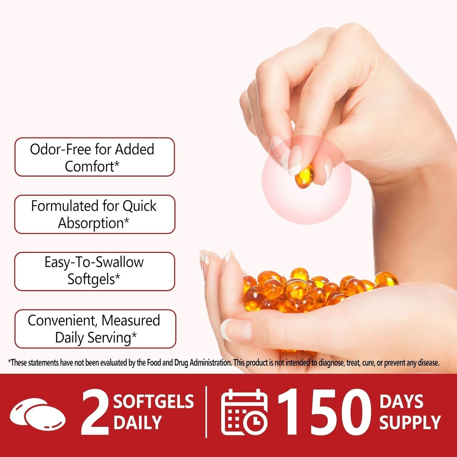 Odorless Garlic 7500Mg per Servings, 300 Softgels | 2 Years Aged Garlic Extra…