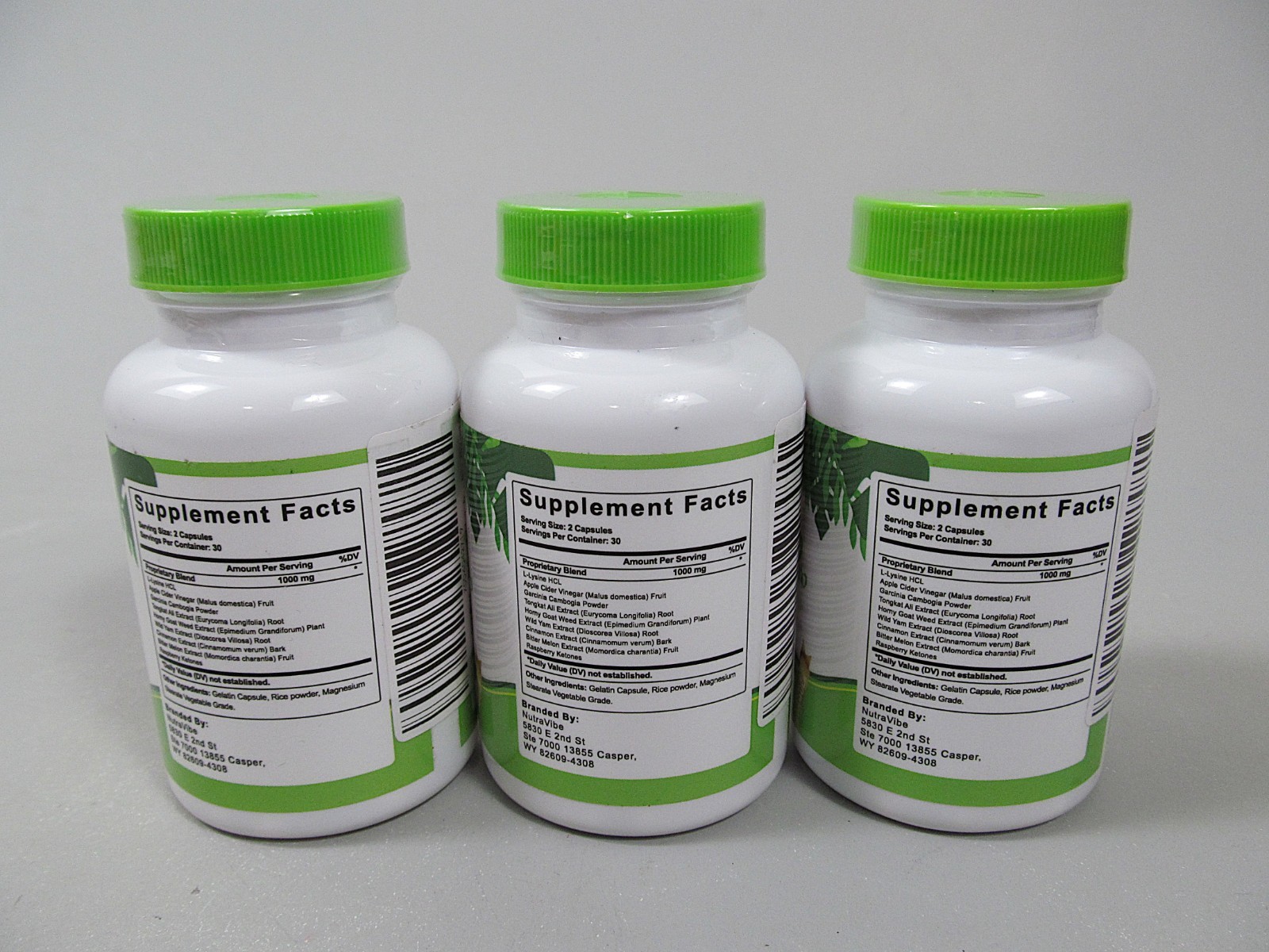 3 Slimjaro Pro 60 Capsules Each (180 Total) Advanced Formula Dietary Supplement
