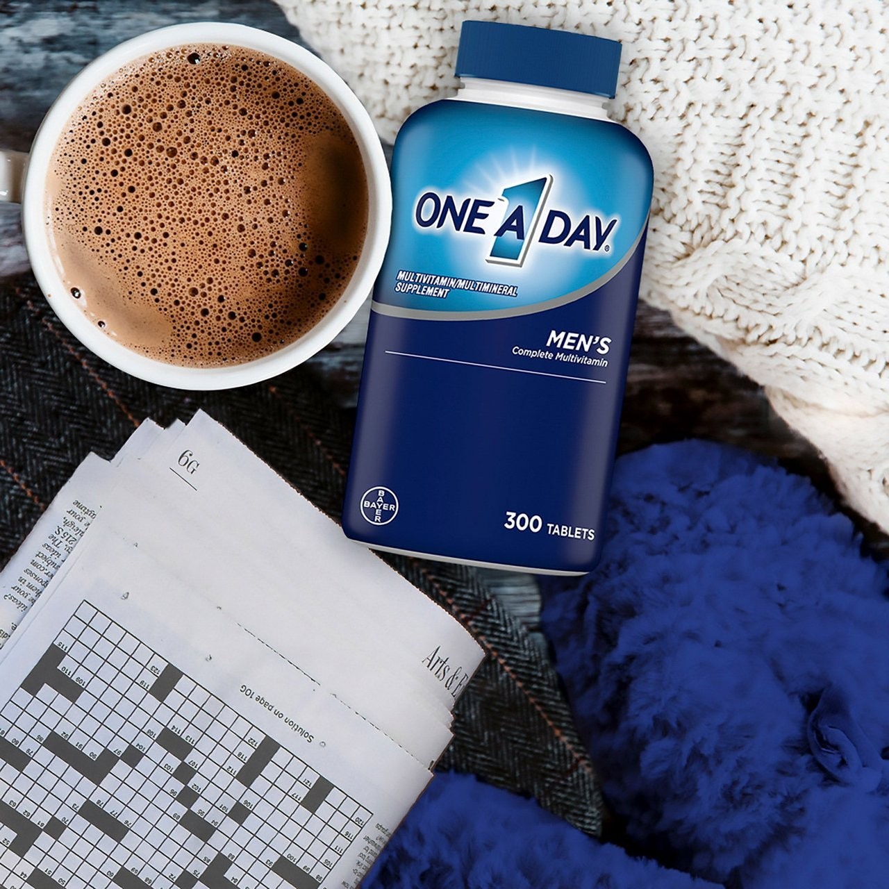 One A Day Men’s Complete Multivitamin 300 Tablets Energy Immune Heart