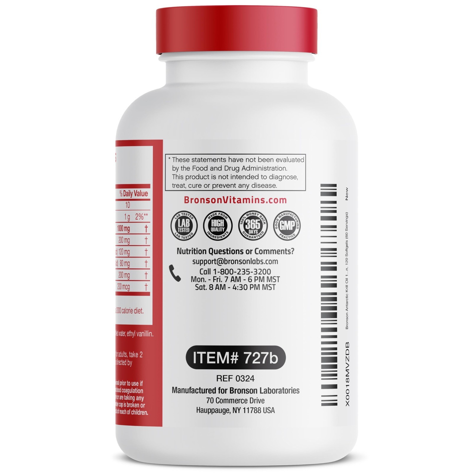 Krill Oil 1000mg Omega-3 Softgels – EPA, DHA, Astaxanthin, Non-GMO, Gluten Free