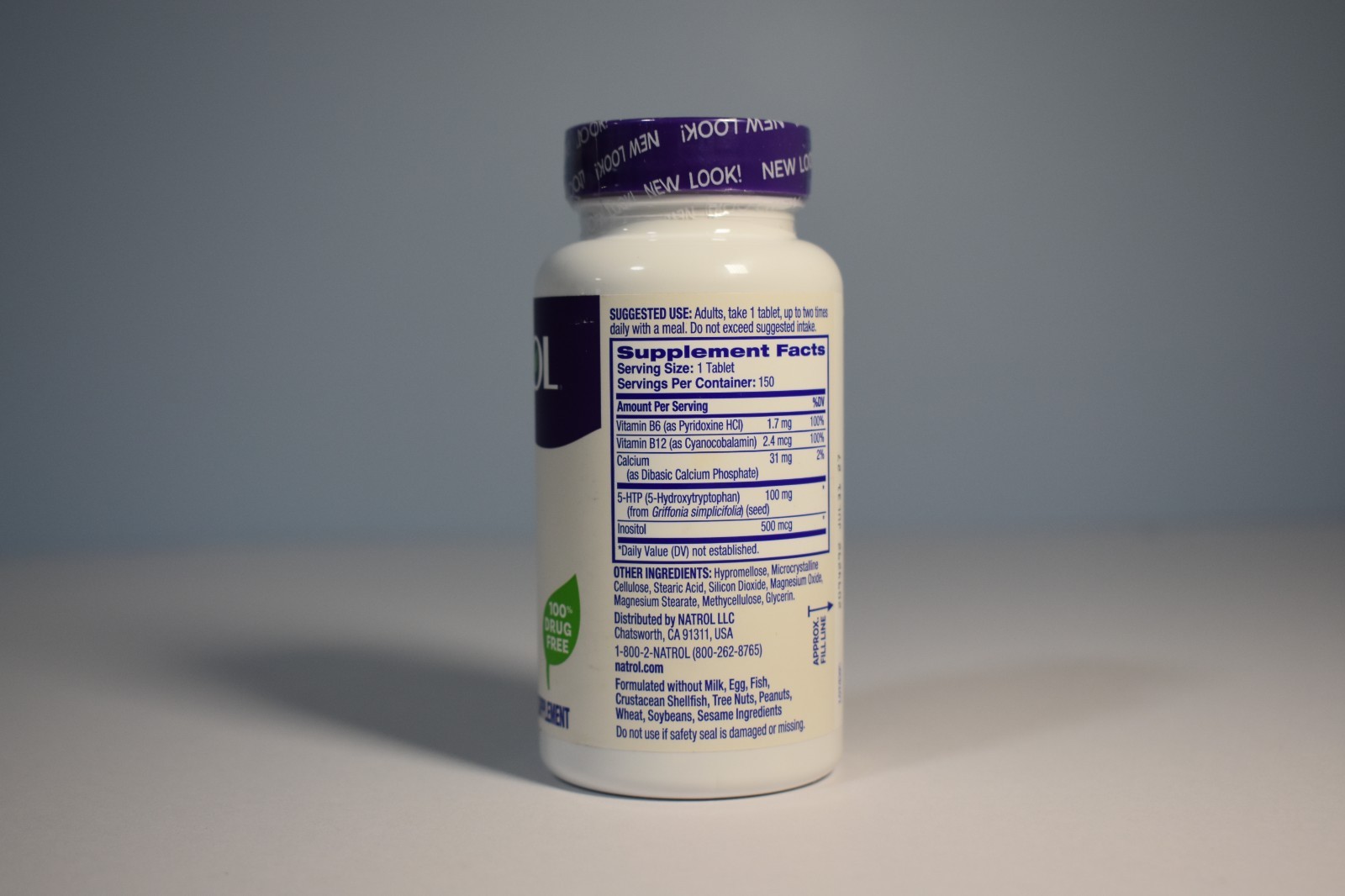 Natrol 5-HTP Plus Mood and Relaxation 100 mg, 150 Tablets