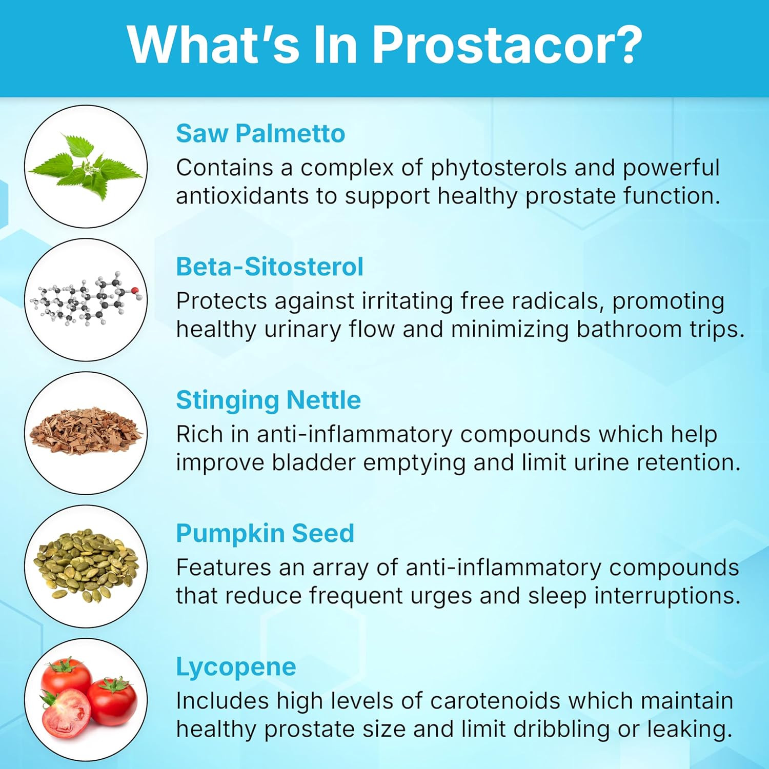 Natural Prostate Support Supplement – Non-Gmo, Vegan, Gluten-Free