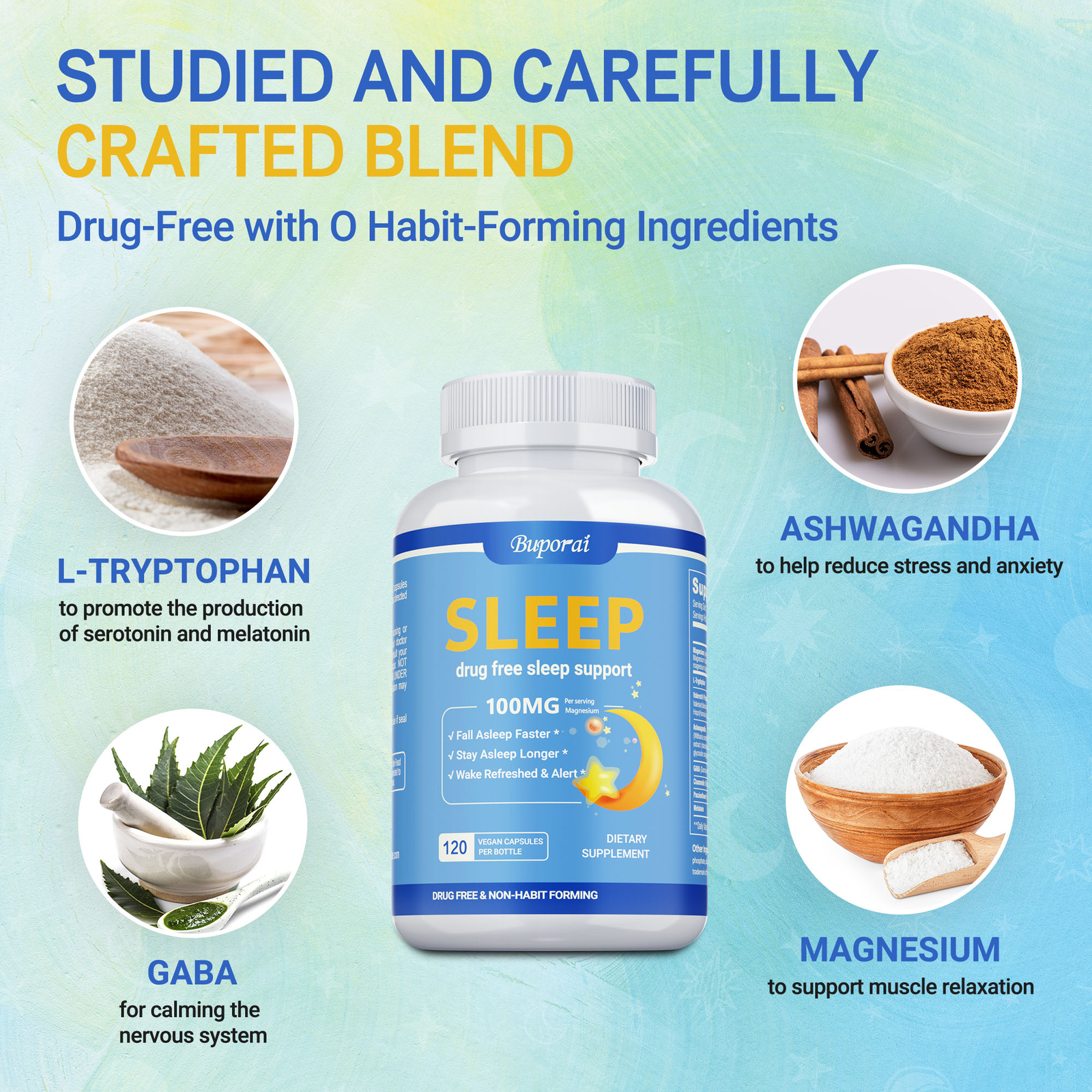 Sleep Capsules – Melatonin Sleep Aid Supplement To Help You Fall Asleep Quickly