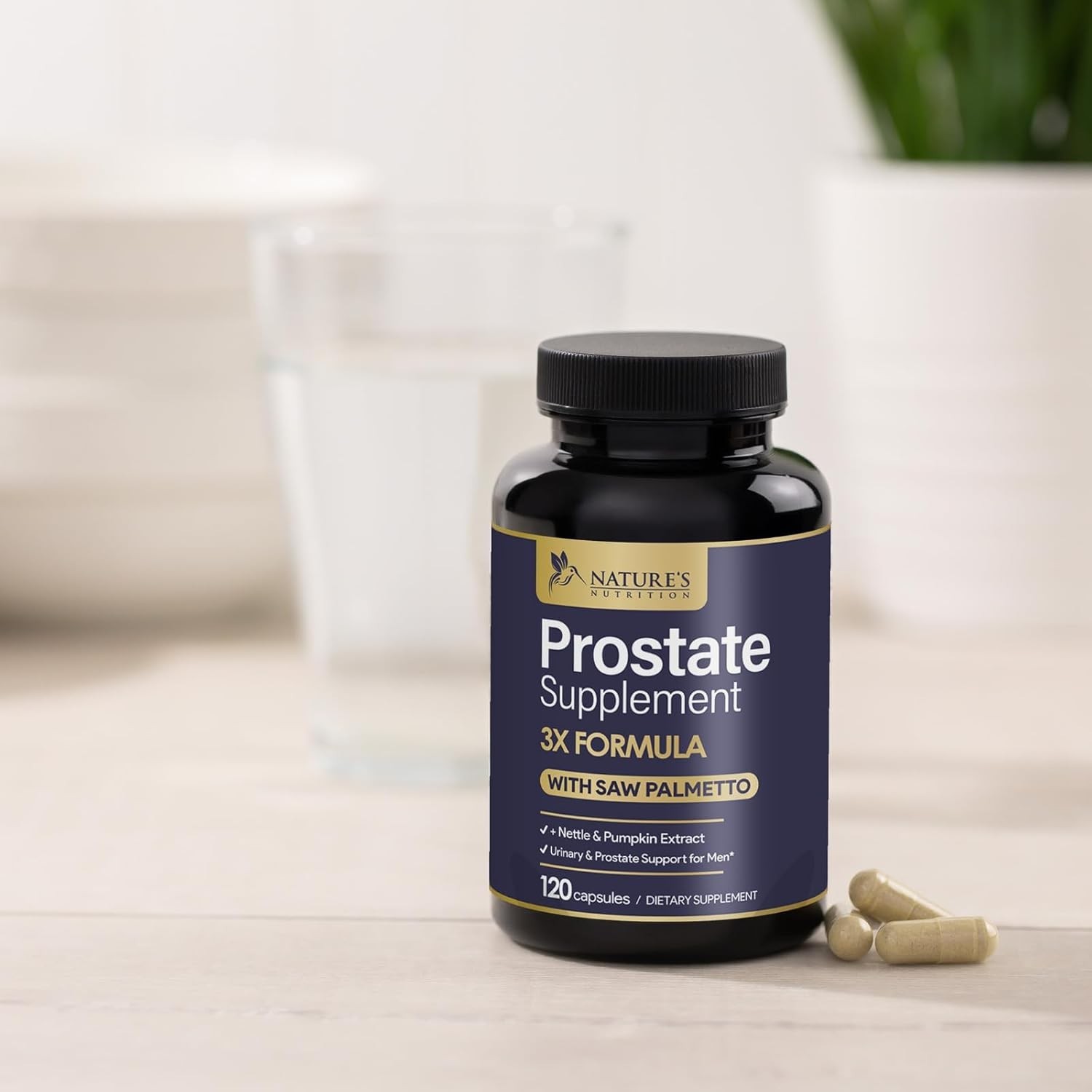 Saw Palmetto 1285mg Prostate Supplement Urinary Support Capsules