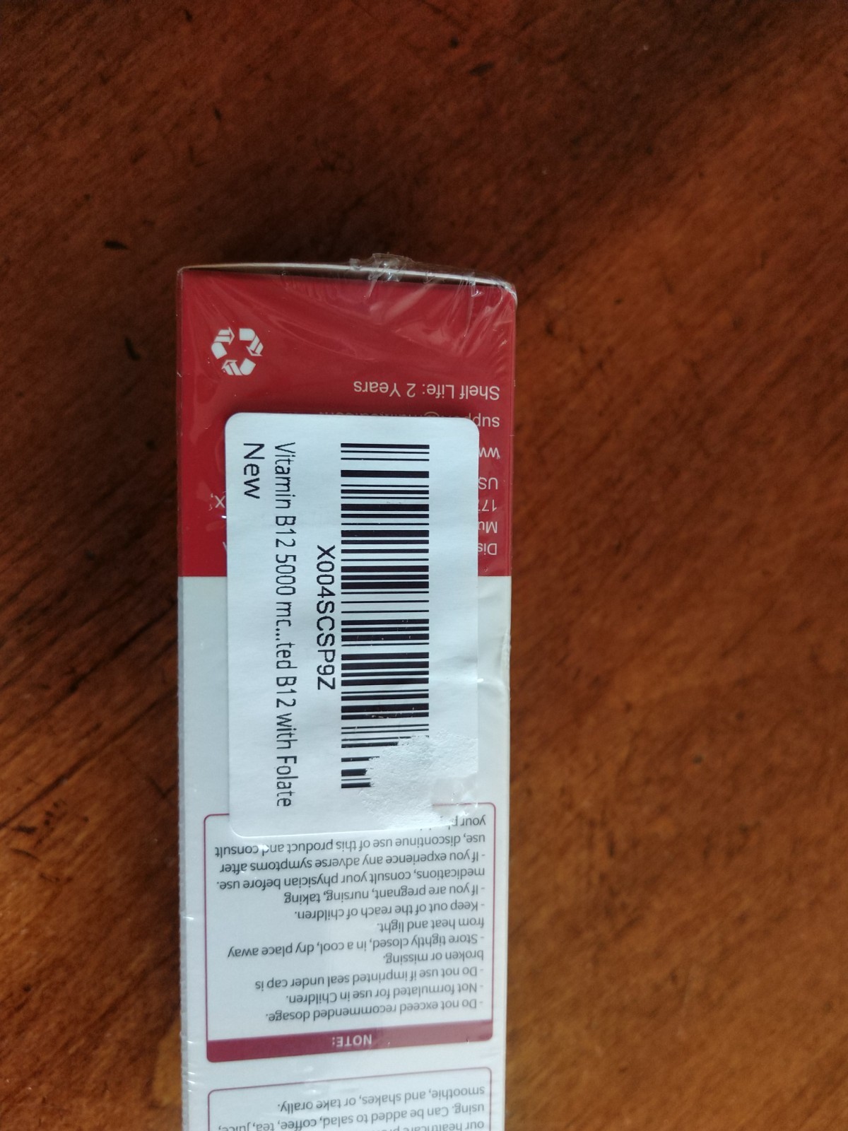 Mulittea Methylated B Complex Liquid Drops 5000 mcg B12 + 1000 mcg Folate 30days