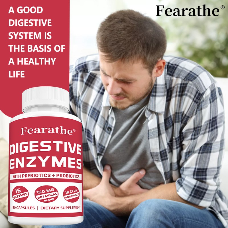 Gut Health Supplements Digestive Enzymes 120 Capsules Digestive System Health