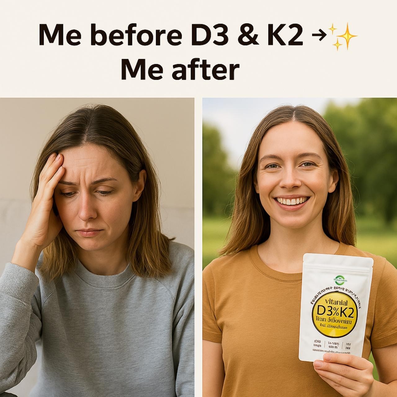 Vitamin D3 10000 iu Plus K2 (MK-7) 200 mcg, 300 Virgin Coconut Oil Softgels
