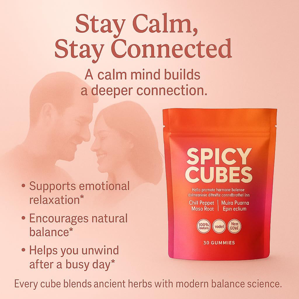 1~2x Mushroom Gummies/ Premium Feminine Balance Gummies/ Spicy Cubes Gummies