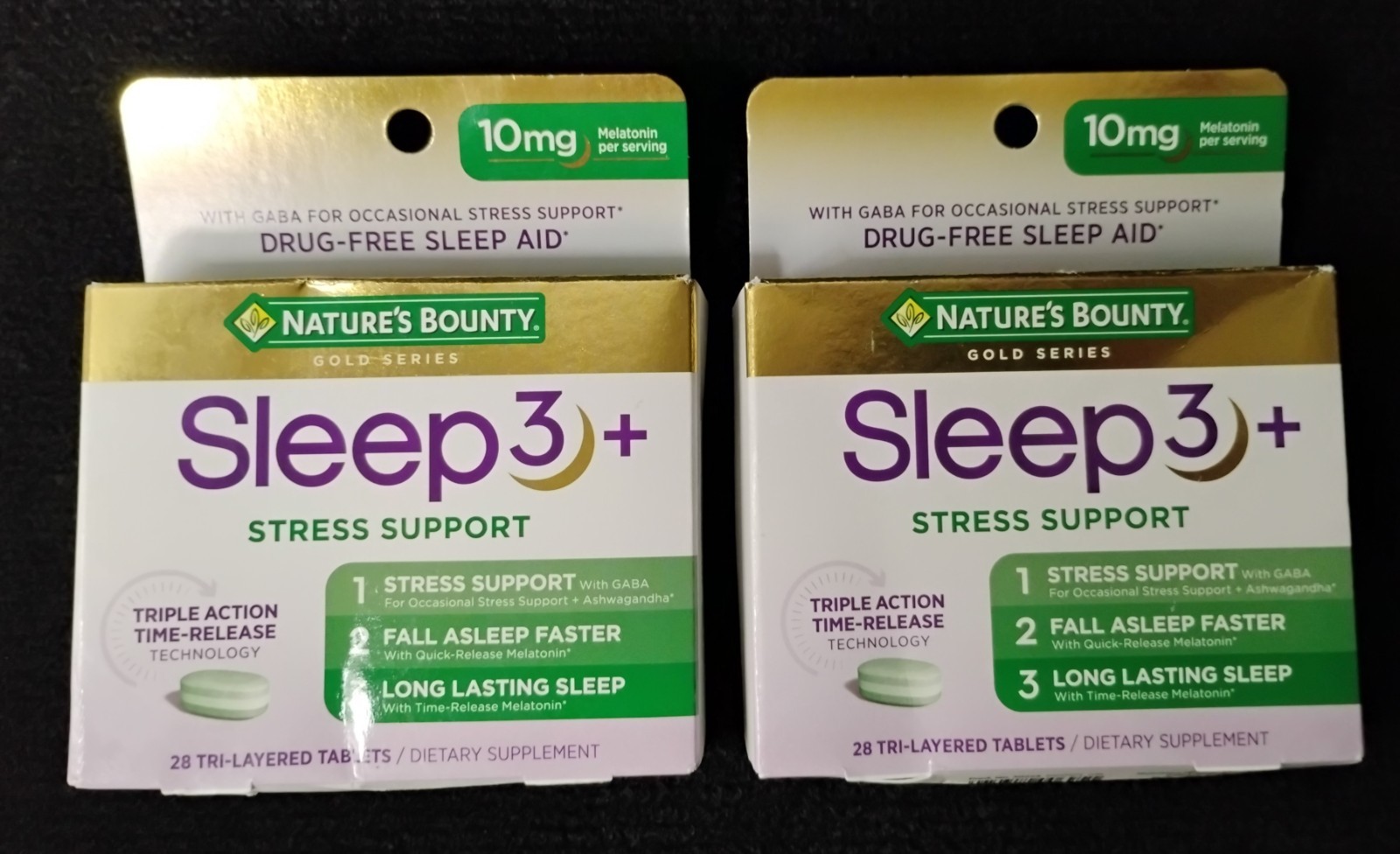 Nature’s Bounty Sleep 3 + Stress Support Unopened 2 Boxes