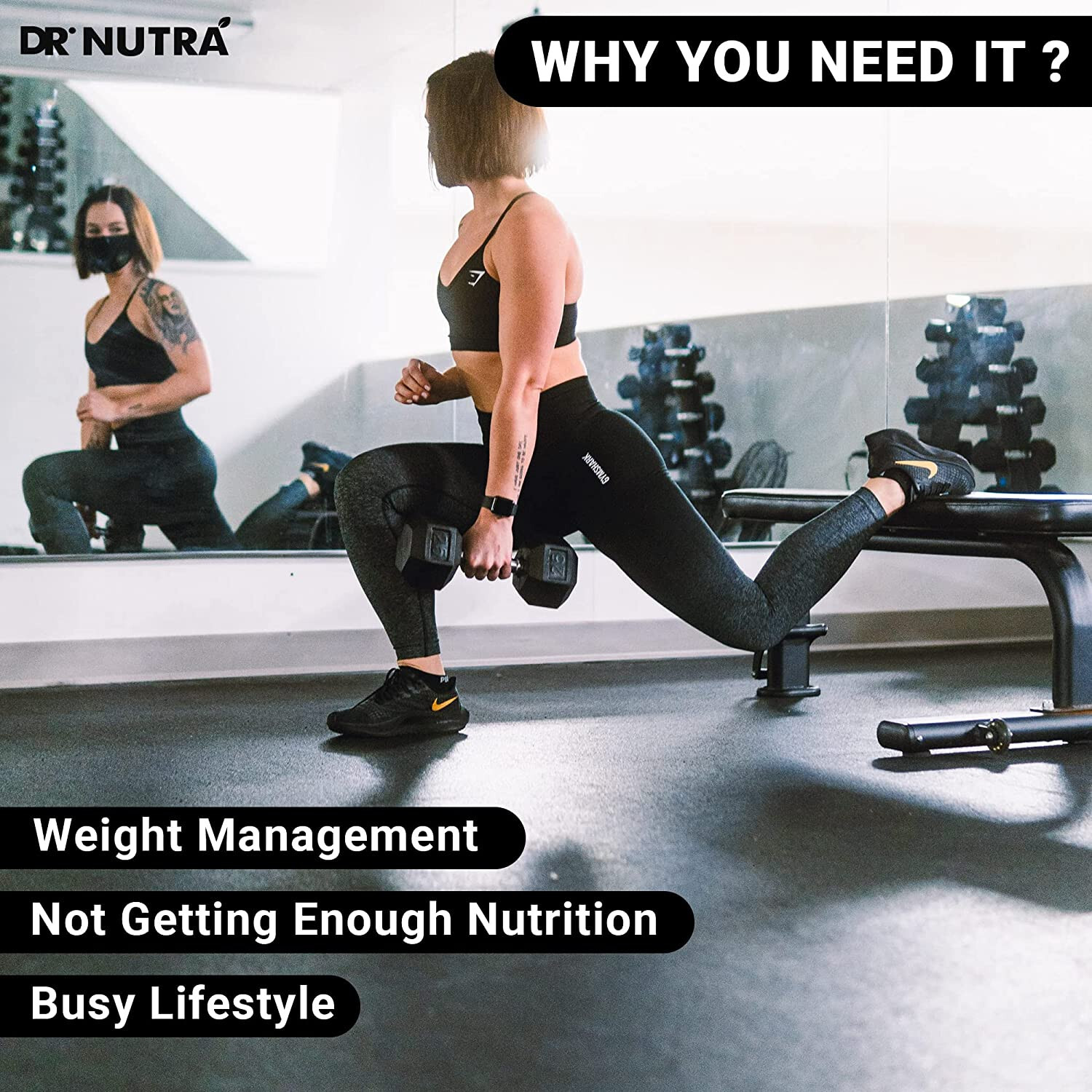 Dr.NUTRA Women Weight Gainer for Increase Breast Muscle Weight Gain and MassGain