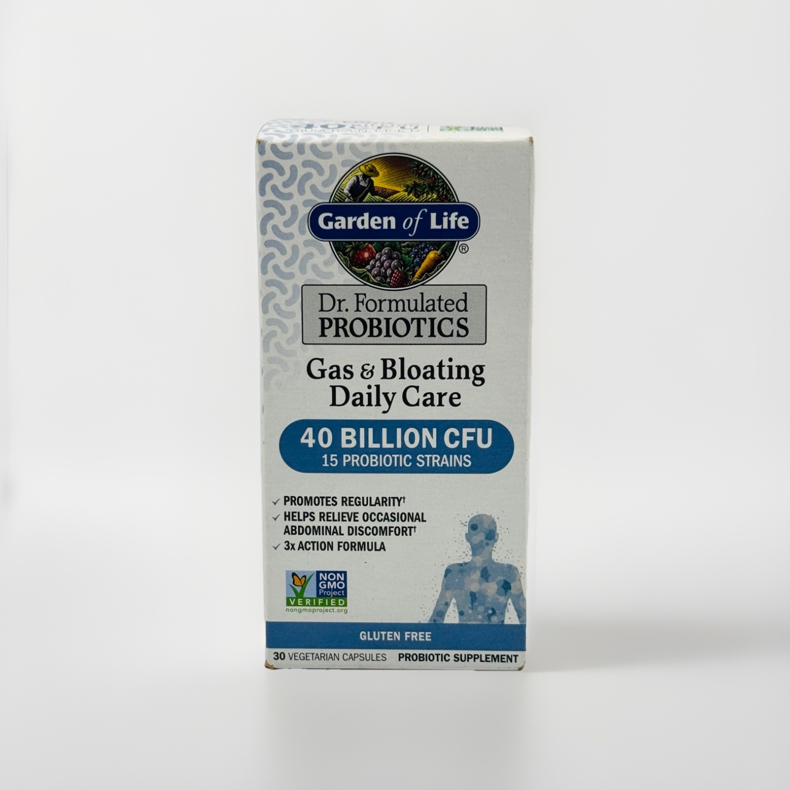 Garden Of Life Probiotics Gas&Bloating Supplement 30ct Ex 04/2027