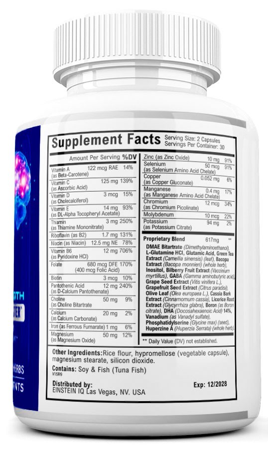 3X Brain Health & Memory Booster, Focus Function, Clarity Nootropic Supplement